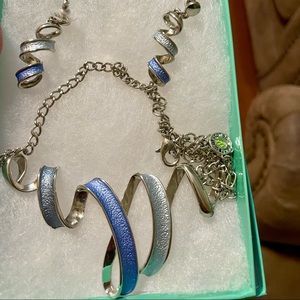 Necklace and matching earrings.